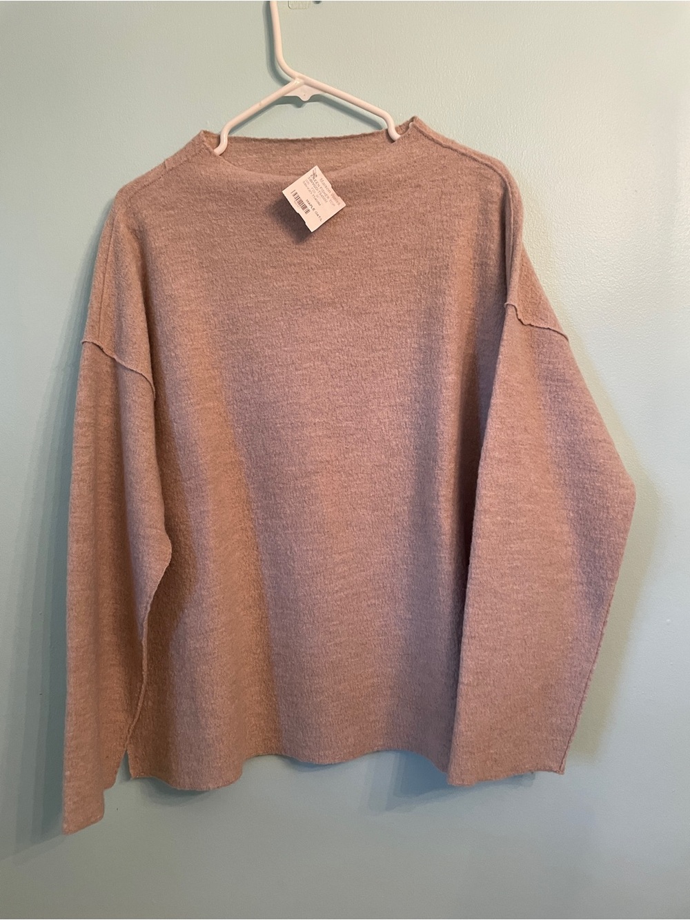 Eileen Fisher Woman’s Crewneck Sweater - Light Taupe - Picture 4 of 4
